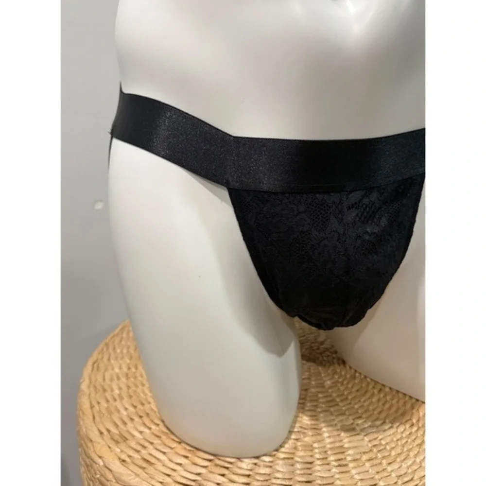 Cosabella Black Never Say Never Jock Strap Soft Support Designer Underwear M